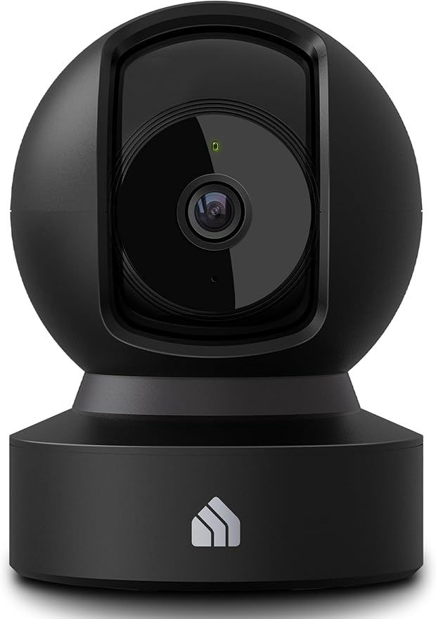 Smart Indoor Pan-Tilt Home Security Camera, 1080p HD Dog Camera w/Night Vision, Motion Detection for Baby &amp; Pet Monitor, Cloud &amp; SD Card Storage, Works w/ Alexa &amp; Google Home, 2.4G WiFi (EC71)