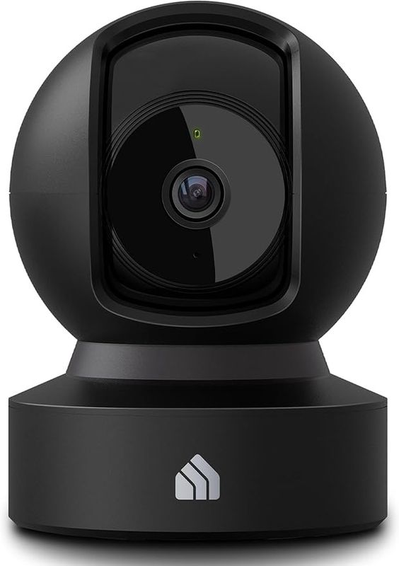 Smart Indoor Pan-Tilt Home Security Camera, 1080p HD Dog Camera w/Night Vision, Motion Detection for Baby &amp; Pet Monitor, Cloud &amp; SD Card Storage, Works w/ Alexa &amp; Google Home, 2.4G WiFi (EC71)