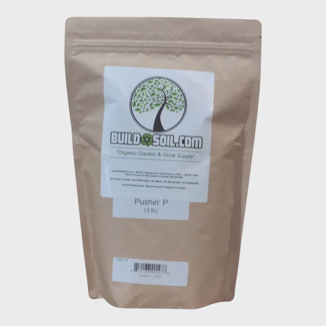 BuildASoil Phosphorus Blend: Pushin&#39; P - 3lb Bag