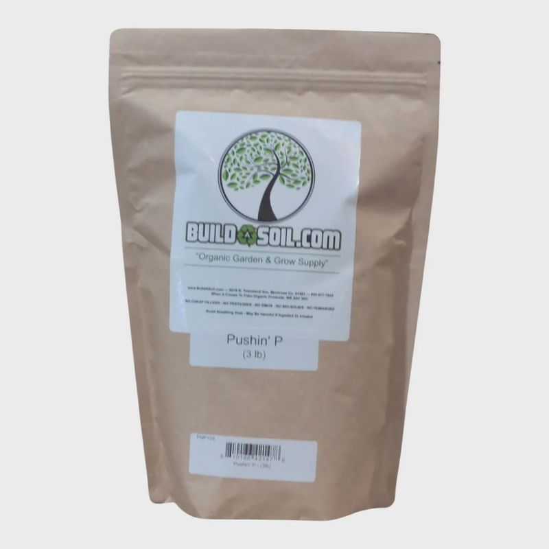 BuildASoil Phosphorus Blend: Pushin&#39; P - 3lb Bag