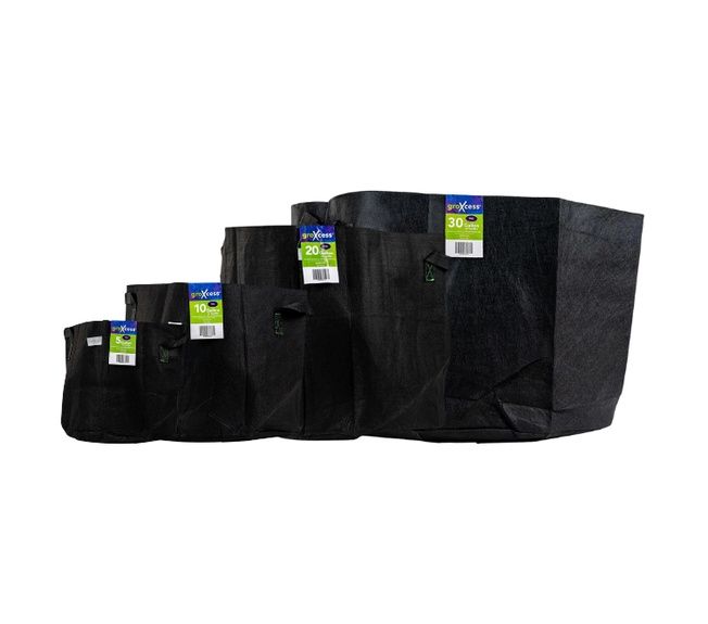 Pro 3 Gallon Fabric Pot, With Handles (Black)