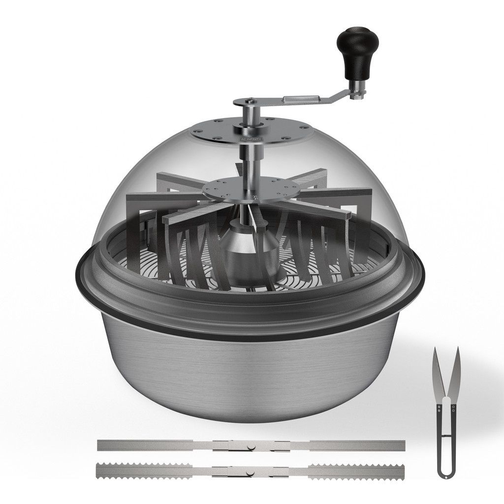 Bud Bowl Trimmer 16&quot;, Twist Spin Cut with Clear Visibility Dome