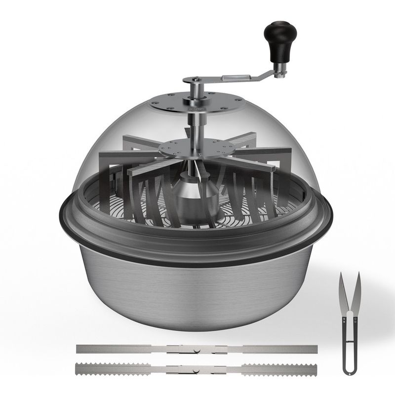 Bud Bowl Trimmer 16&quot;, Twist Spin Cut with Clear Visibility Dome