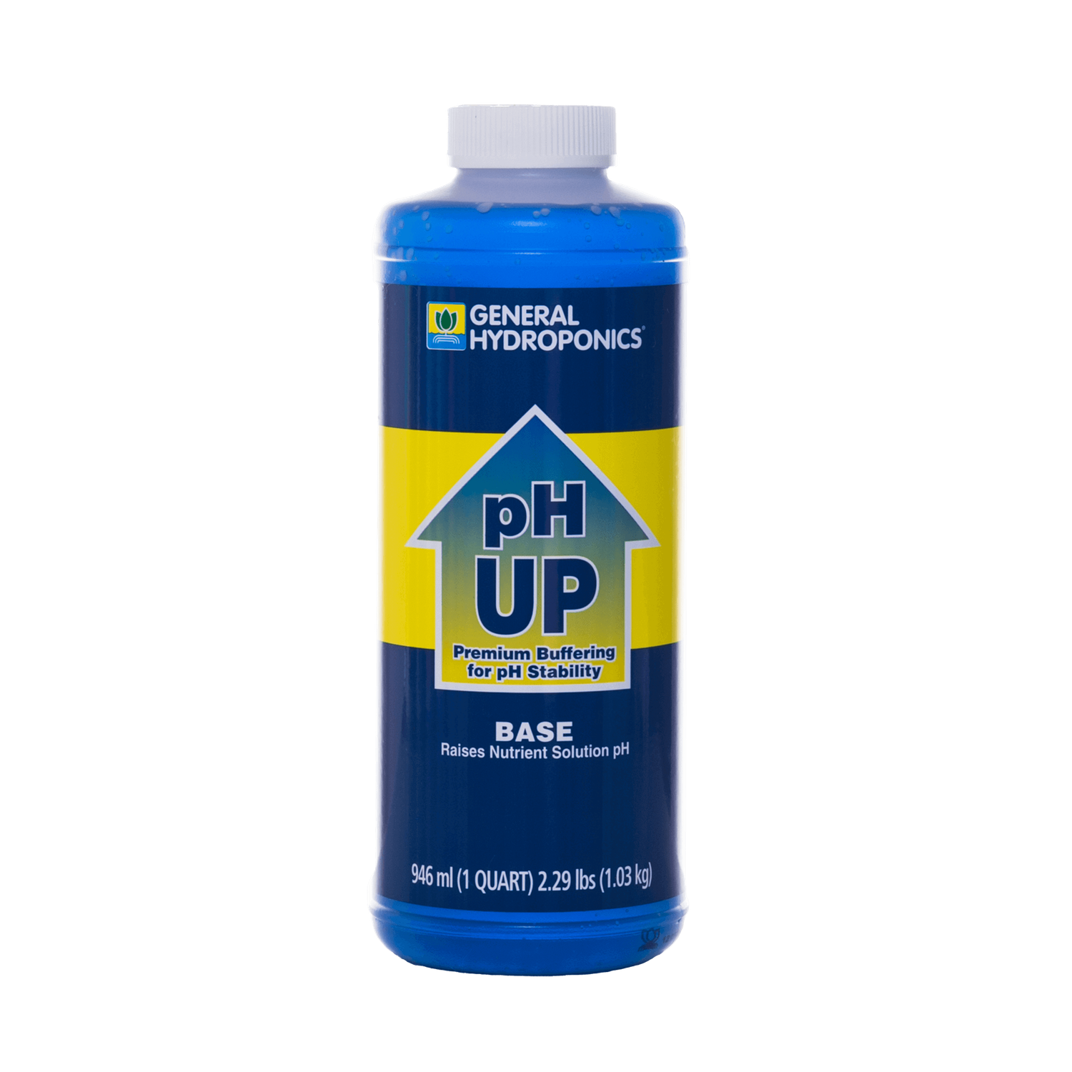 General Hydroponics pH UP, 1 quart (Liquid)