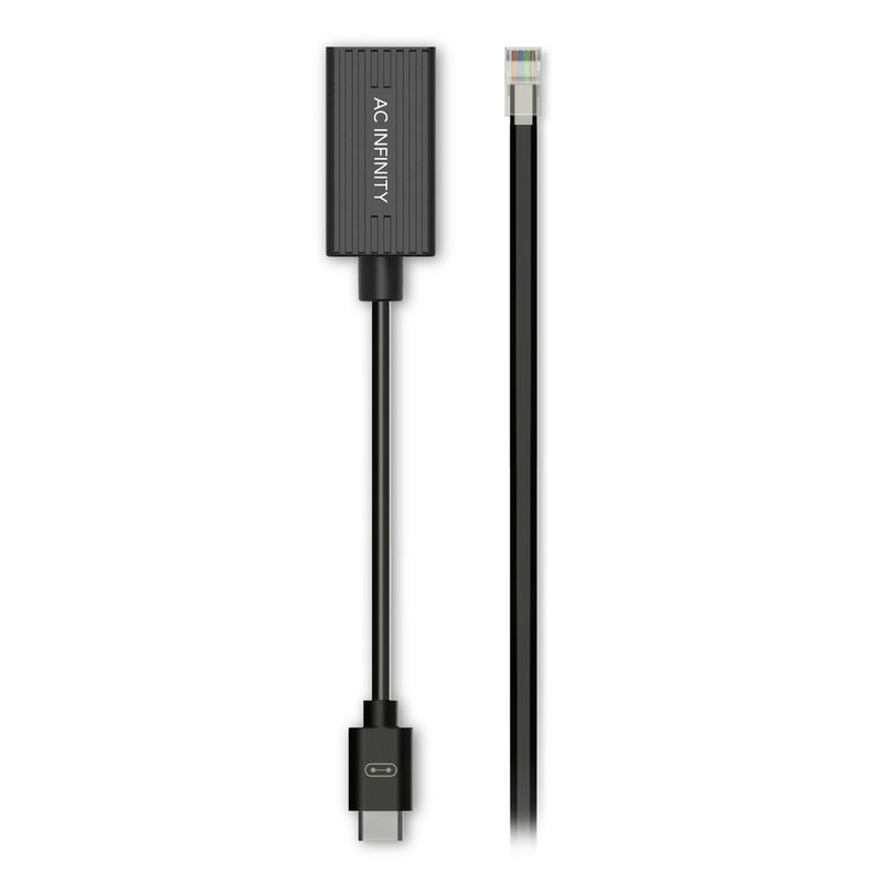 AC Infinity UIS Lighting Adapter Type-A, for RJ11/12 Connector Lights with PWM or 0-10V Dimmers