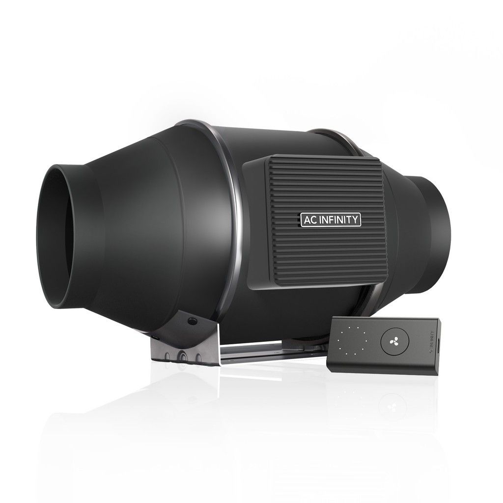 AC Infinity CLOUDLINE S4, Quiet Inline Fan 4" with Speed Controller