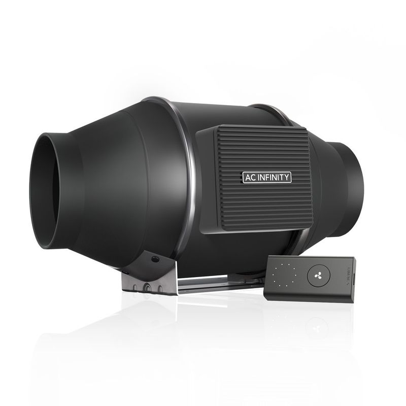 AC Infinity CLOUDLINE S4, Quiet Inline Fan 4" with Speed Controller