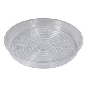 8” Clear Plastic Pot Saucer