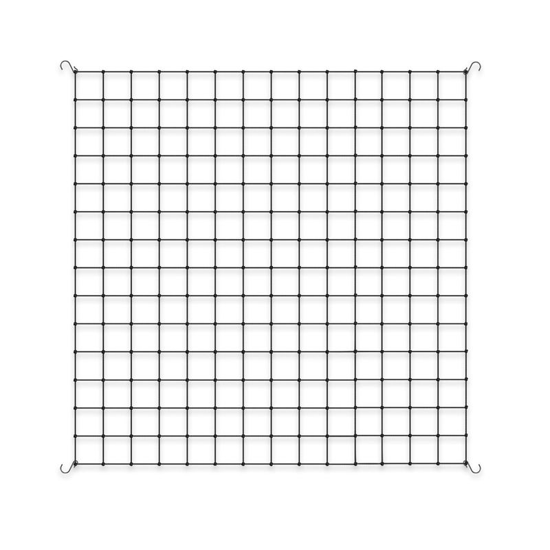 Grow Tent Trellis Netting 5x5', Flexible Elastic Cords