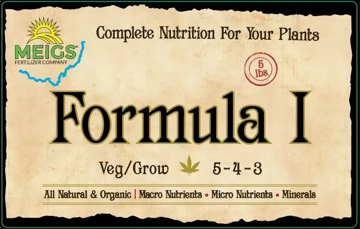 Formula 1: Veg/Grow, 1/2 lb
