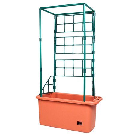 Tomato Trellis Self-Watering Garden on Wheels