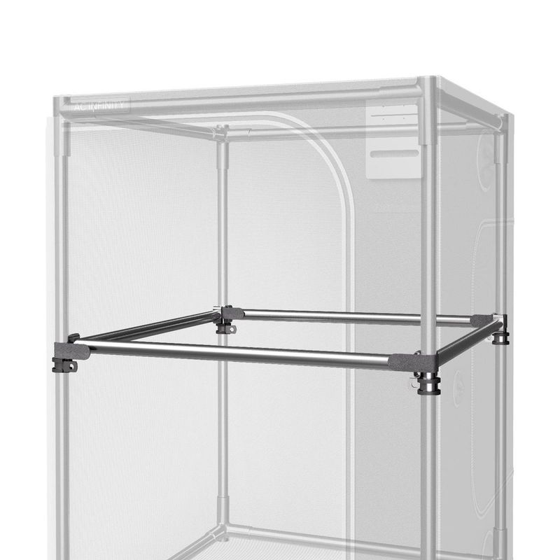 Heavy-Duty Mounting Bars for 4x4 Grow Tents, High Airflow CFM Kit