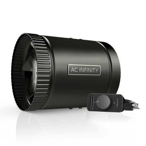 AC Infinity RAXIAL S6, Inline Booster Duct Fan 6" with Speed Controller