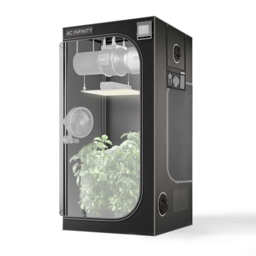 AC Infinity CLOUDLAB 733, Advance Grow Tent 3x3, Thickest Poles and Canvas 36" x 36" x 72"