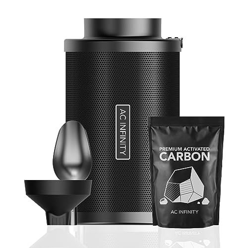 Refillable Carbon Filter Kit 6" with Extra Charcoal Refill