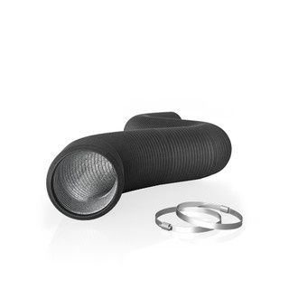 Flexible Ducting 4", Durable Four-Layer Aluminum 8' Long