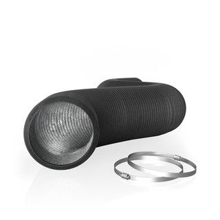 Flexible Ducting 8", Durable Four-Layer Aluminum 8' Long