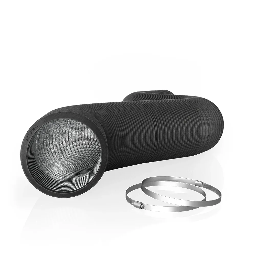 Flexible Ducting 8", Durable Four-Layer Aluminum 25' Long
