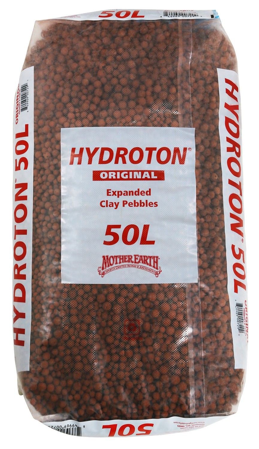 Mother Earth Hydroton Original Expanded Clay Pebbles - 50L