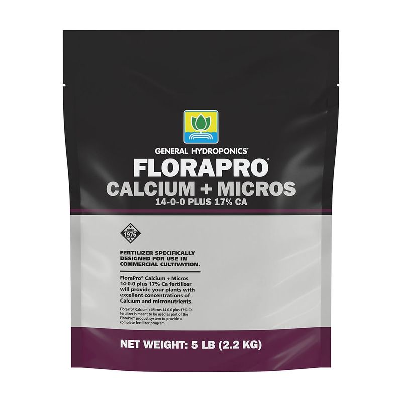 General Hydroponics FloraPro Calcium + Micros 14-0-0 + 17% Ca, 5 lb
