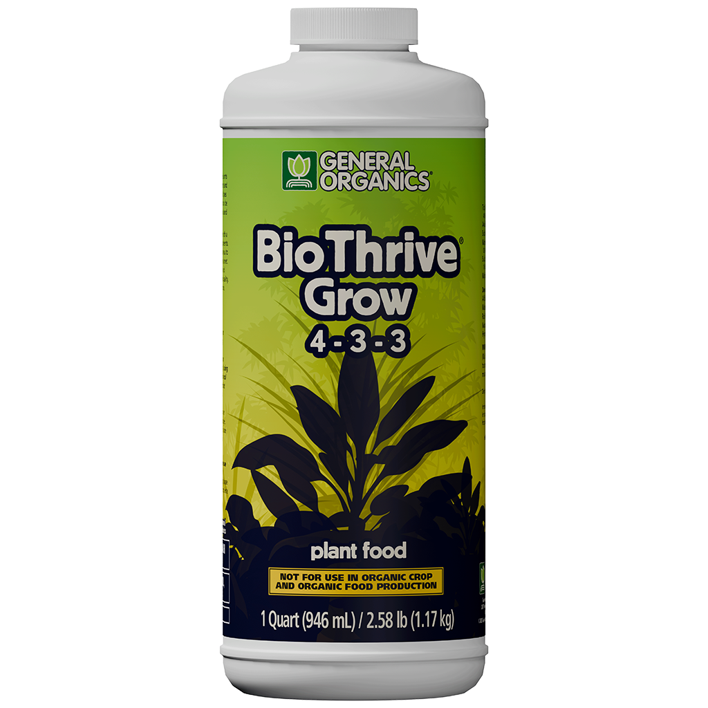 General Organics BioThrive Grow 4-3-3, 1 Quart