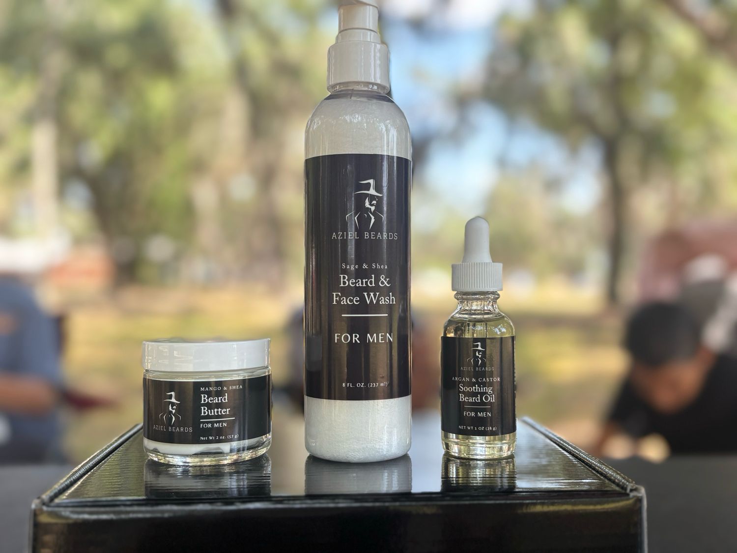  TRY ALL 3 OF OUR MEN’S BEARD CARE PRODUCTS. 