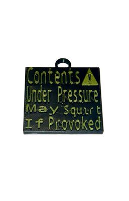 Steezy Caution Keychain