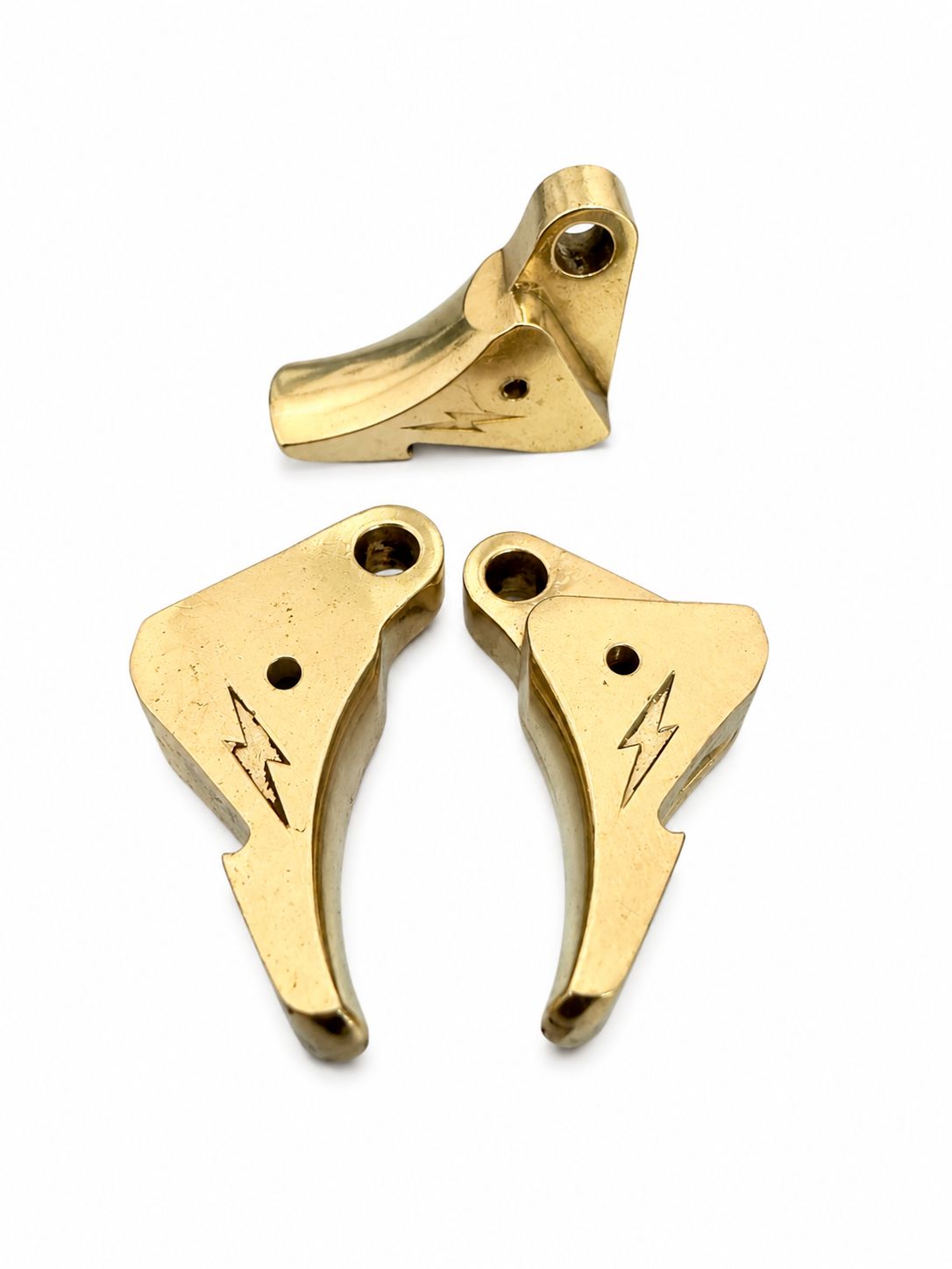 HAND CASTED GOLD G🔒RAT Kit Steezy’s HyperStrike Curved Trigger Kit (All Metal) w/ 3 SwiftSwapResets