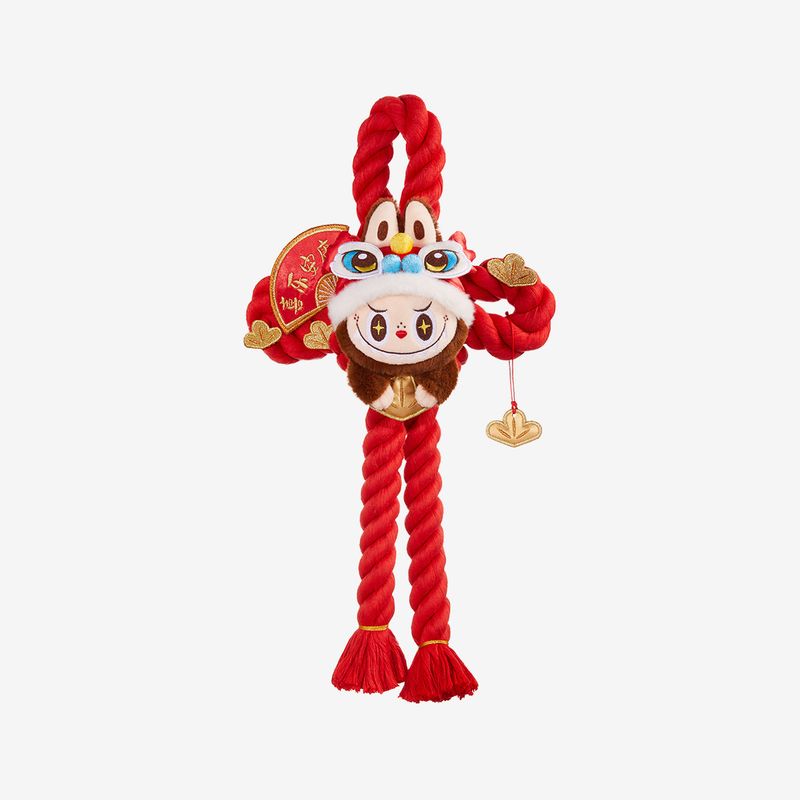 Wealthy Snake&#39;s New Year Celebration Series-LABUBU Plush Door Decoration