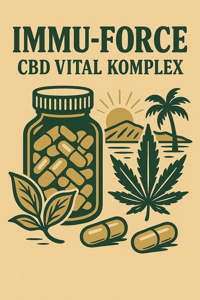 IMMU-FORCE CBD Vital Komplex – 30 Tage Immunstärkung mit Pflanzenkraft