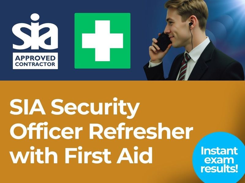 Monday,  8/6/2026 - Security Officer Refresher with Emergency First Aid  - GLASGOW