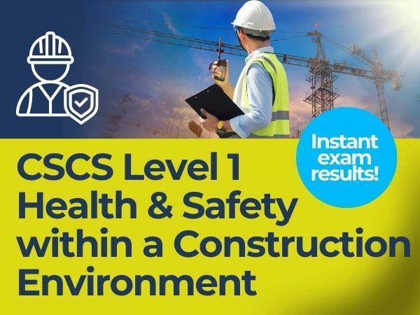 Friday 13/3/26 - CSCS Level 1 Health & Safety - Includes Exam & Touch Screen Test - Instant Exam Results - GLASGOW Friday 13/3/26 - CSCS Level 1 Health & Safety - Includes Exam & Touch Screen Test - Instant Exam Results - GLASGOW