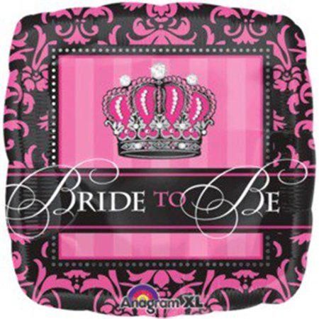 Loftus International A2-4549 18 in. Crowned Bride to Be Balloon