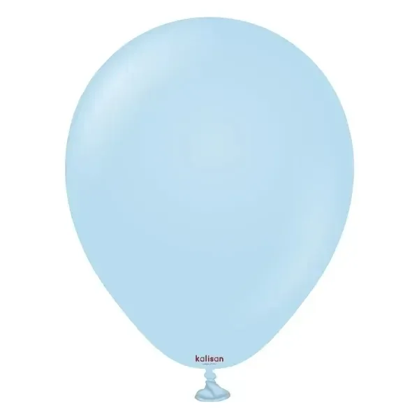 Kalisan Latex Balloons Macaron Blue 12in - 100 pieces