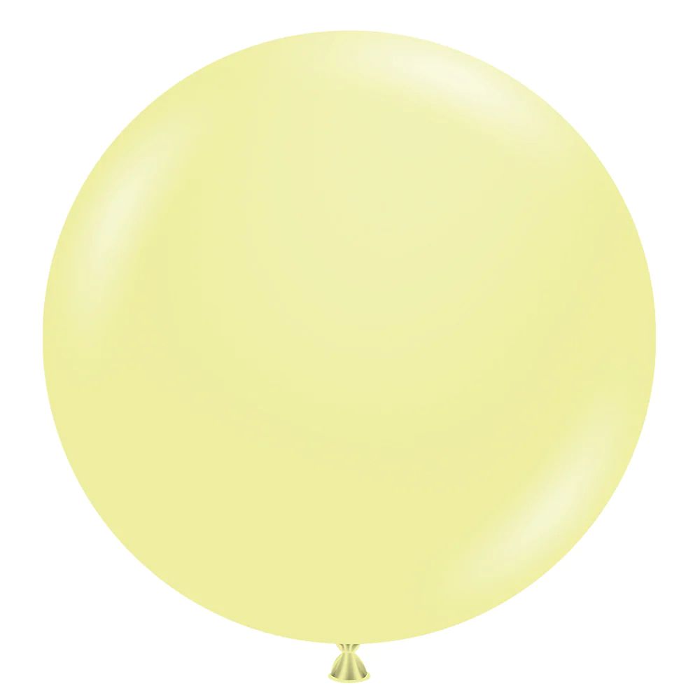 Tuftex Latex Balloons Lemonade 17in - 50 pieces
