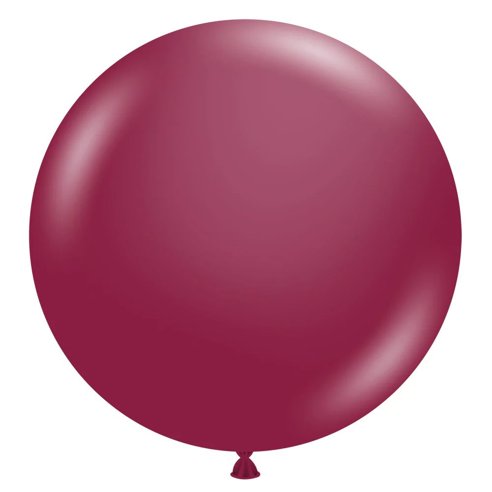 Tuftex Latex Balloons Sangria 17in - 50 pieces