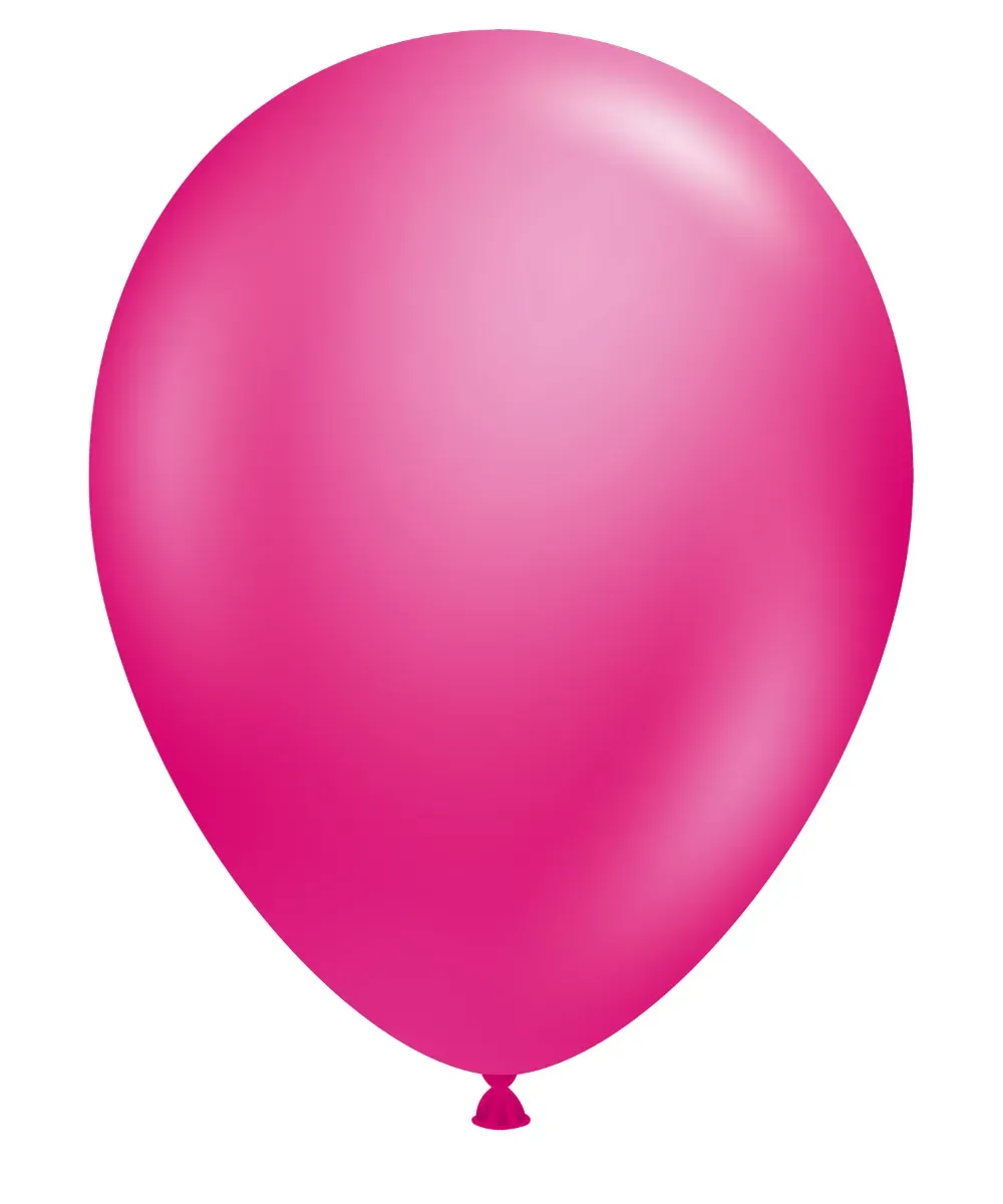 Tuftex Latex Balloons Fuchsia 5in - 50 pieces