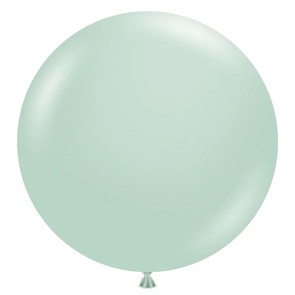 Tuftex Latex Balloons Empower-Mint 24in - 25 pieces