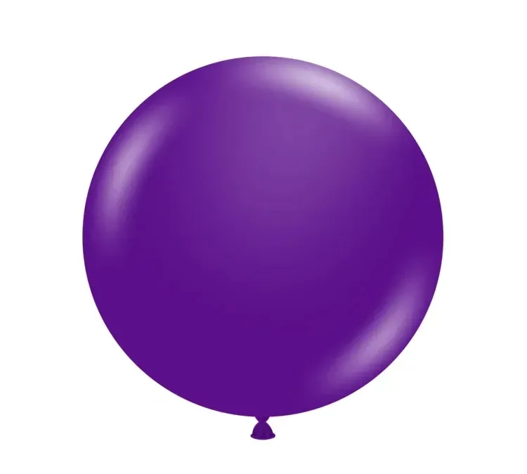 Tuftex Latex Balloons Plum Purple 24in - 25 pieces