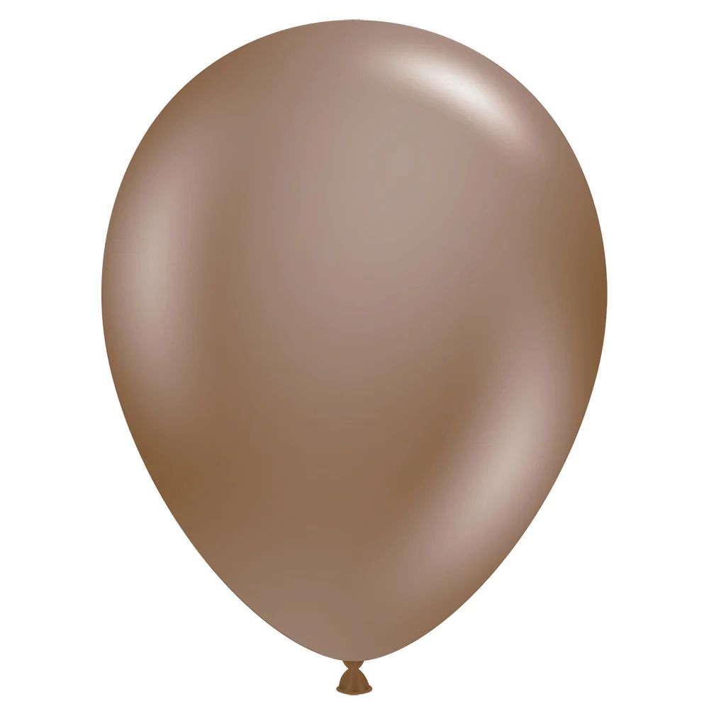 Tuftex Latex Balloons Cocoa 5in - 50 pieces
