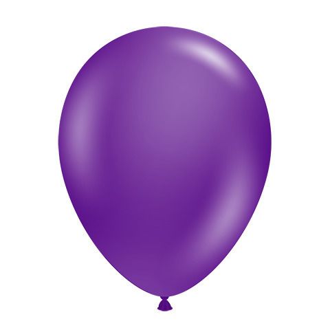 Tuftex Latex Balloons Plum Purple 5in - 50 pieces