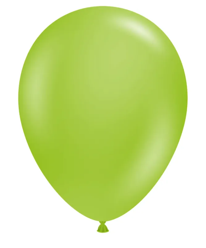Tuftex Latex Balloons Lime Green 17in - 50 pieces