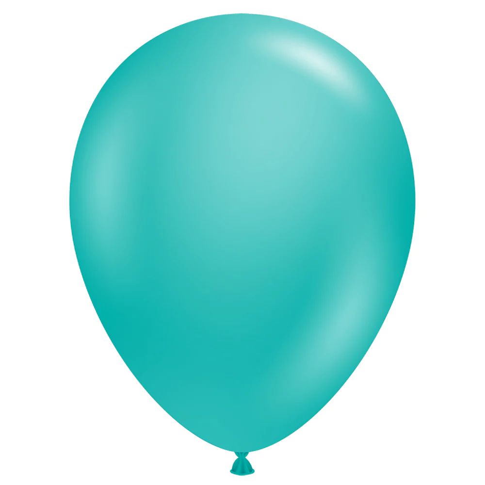Tuftex Latex Balloons Teal 5in - 50 pieces