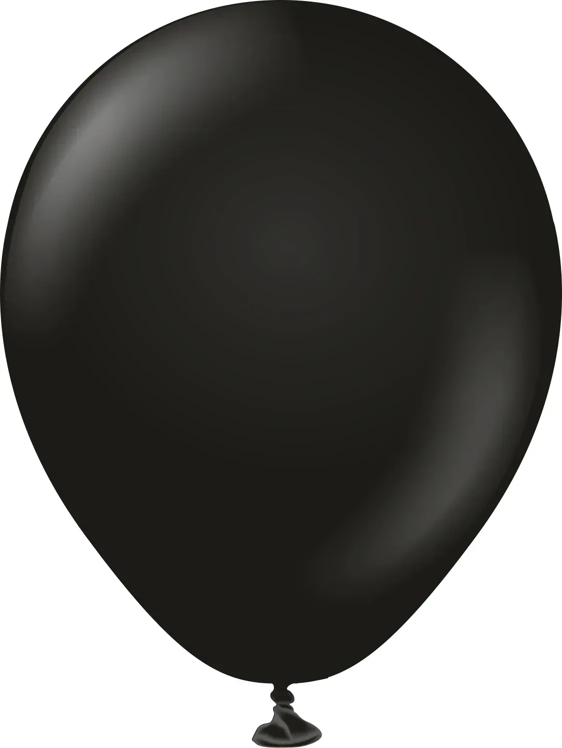 Kalisan Latex Balloons Standard Black 5in - 100 pieces