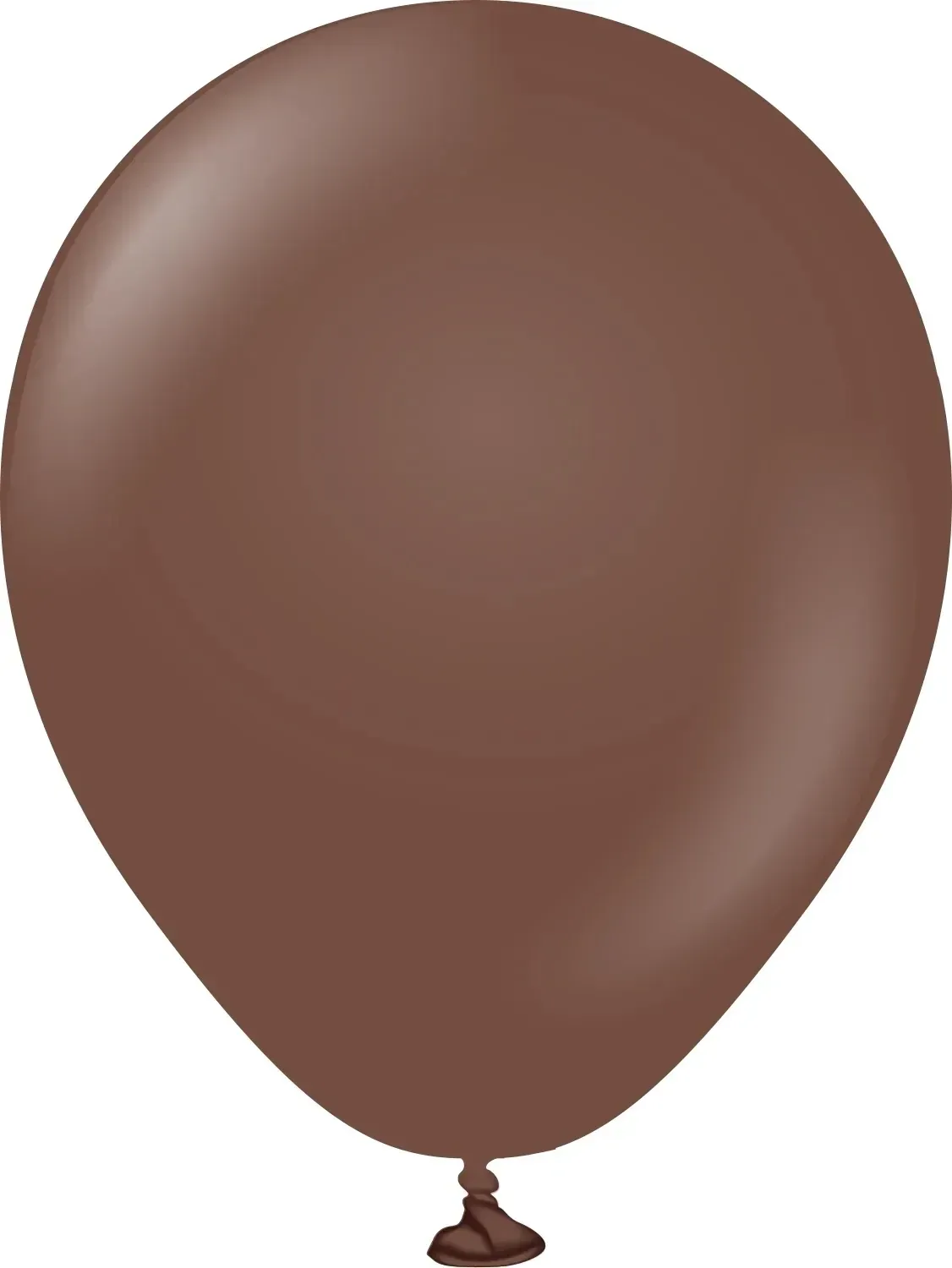 Kalisan Latex Balloons Standard Chocolate Brown 12in - 100 pieces