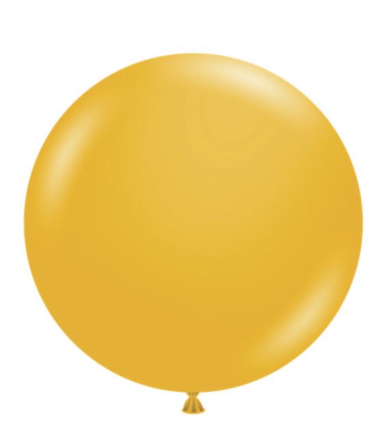 Tuftex Latex Balloon Mustard 36in - 1 piece