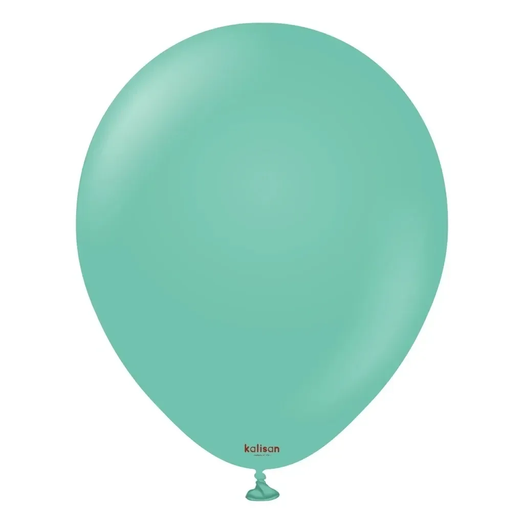 Kalisan Latex Balloons Standard Sea Green 18in - 25 pieces