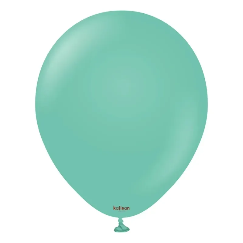 Kalisan Latex Balloons Standard Sea Green 18in - 25 pieces