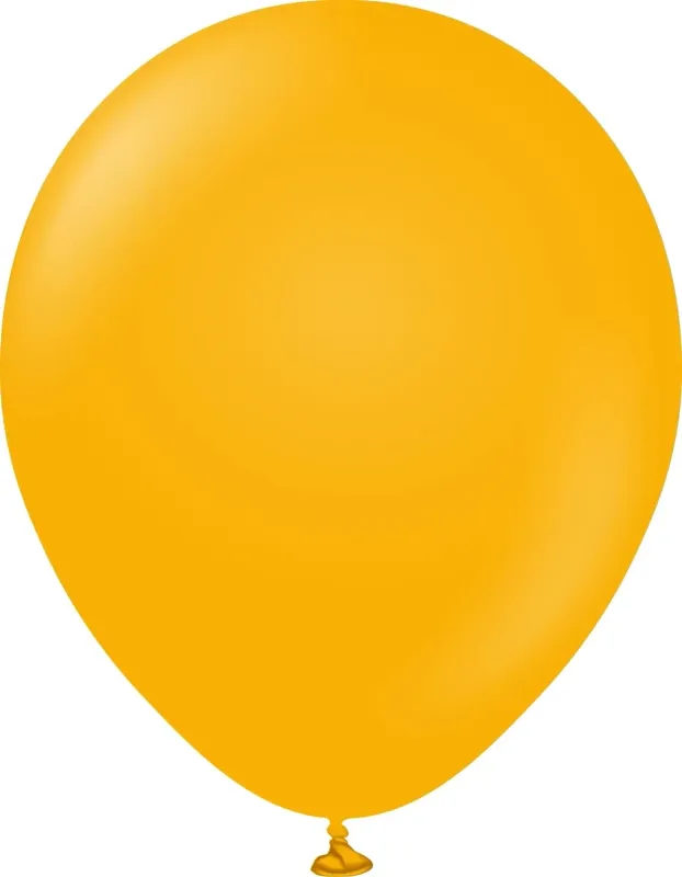 Kalisan Latex Balloons Standard Amber 18in - 25 pieces
