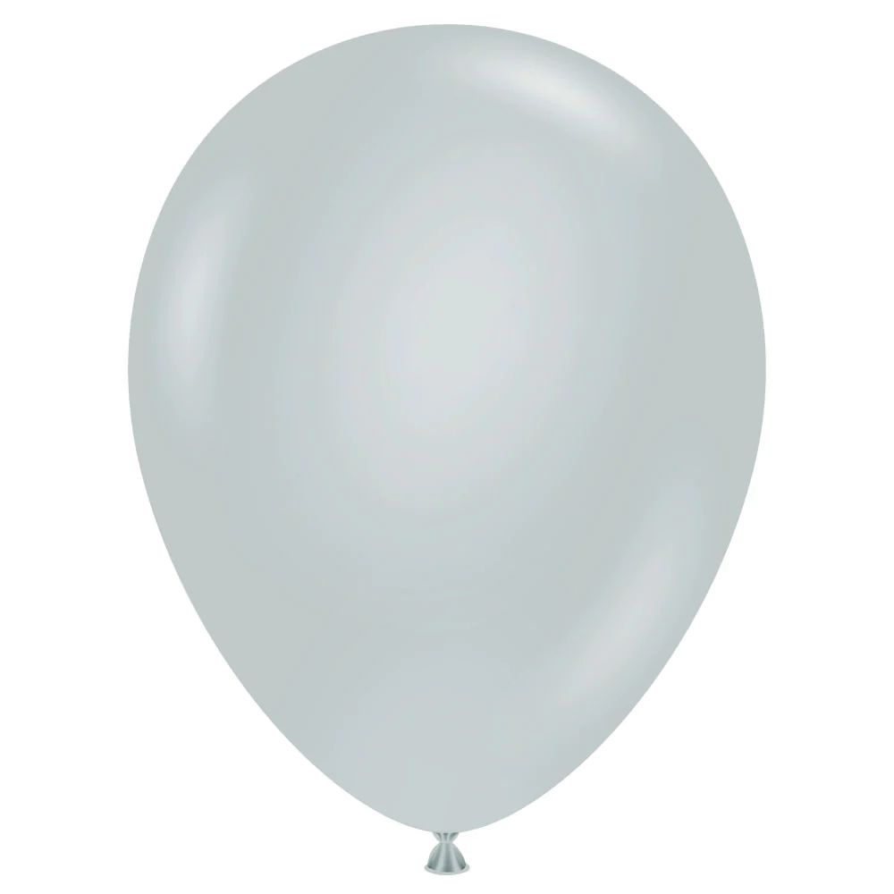 Tuftex Latex Balloons Fog 5in - 50 pieces